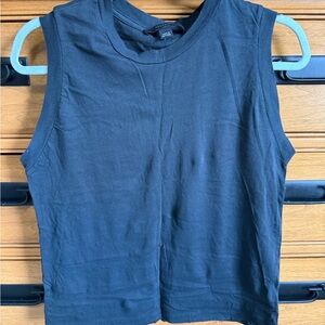 All Saints Black Sleeveless Top